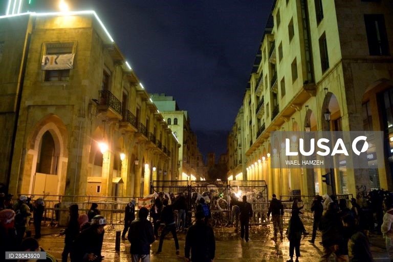 Protestos contra o Governo em Beirute