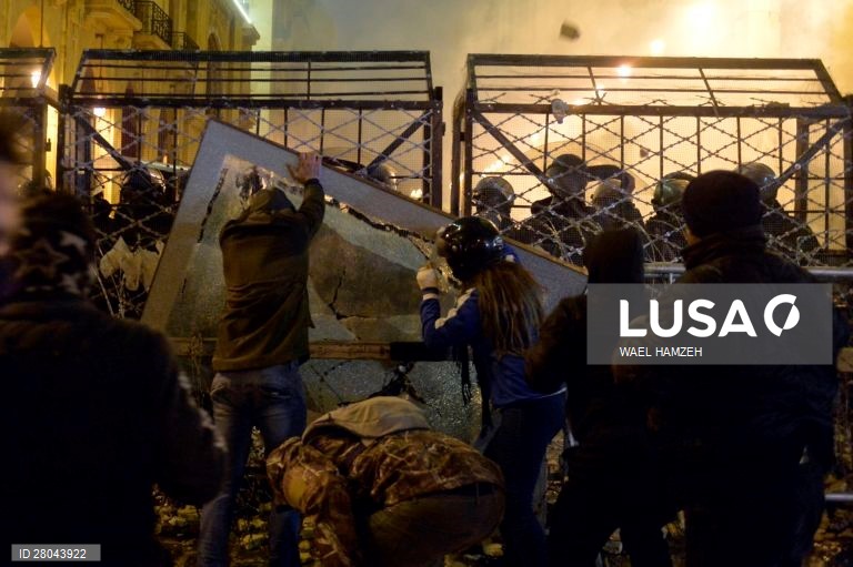 Protestos contra o Governo em Beirute