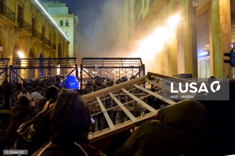 Protestos contra o Governo em Beirute