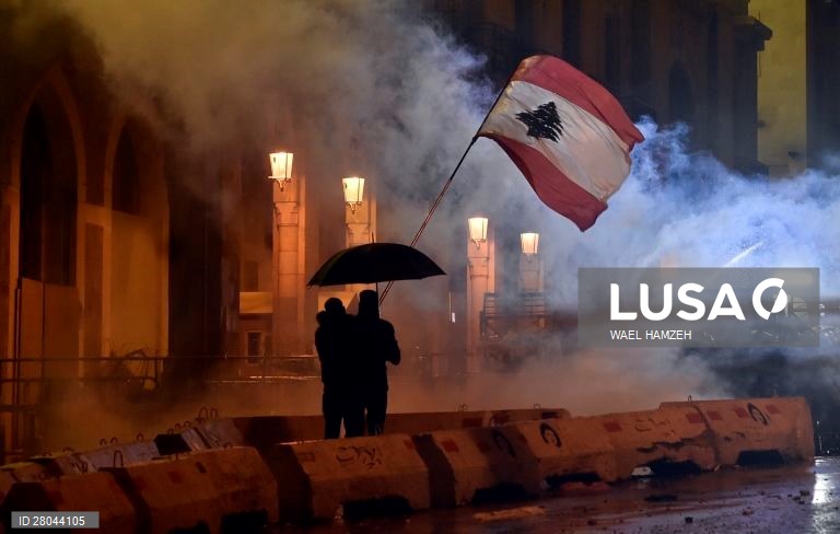 Protestos contra o Governo em Beirute
