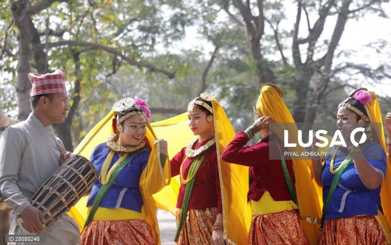 Ensaio do Dia da República na Índia