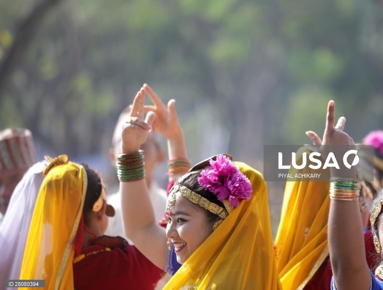 Ensaio do Dia da República na Índia