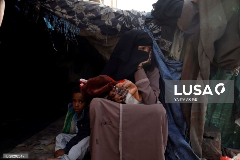 Iémen: Abrigo temporário para deslocados em Saná