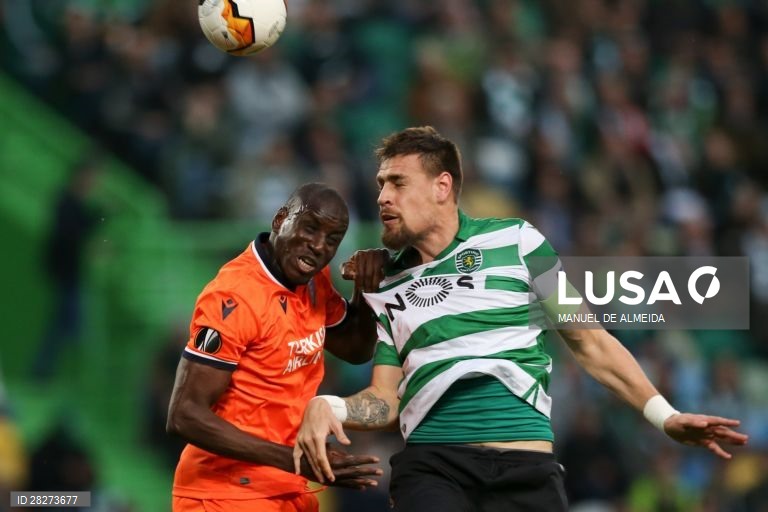 Futebol: Sporting vs Basaksehir em Lisboa.