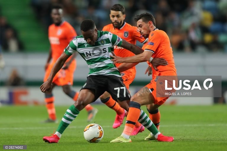Futebol: Sporting vs Basaksehir em Lisboa.