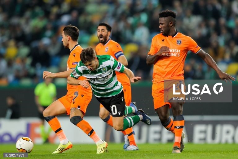 Futebol: Sporting vs Basaksehir em Lisboa.
