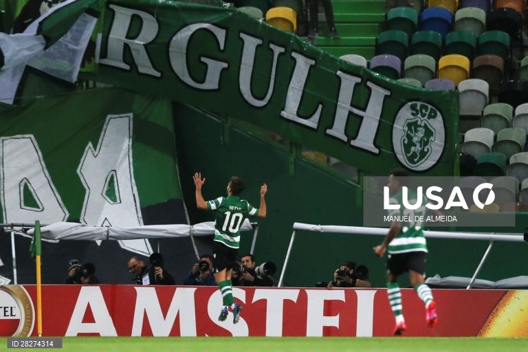 Futebol: Sporting vs Basaksehir em Lisboa.