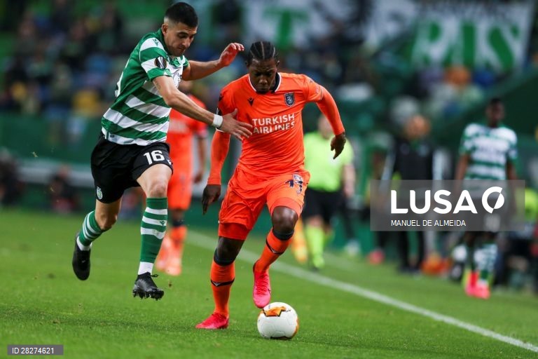 Futebol: Sporting vs Basaksehir em Lisboa.