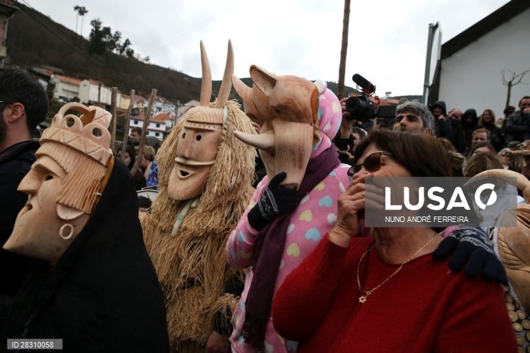 Cortejo dos caretos de Lazarim