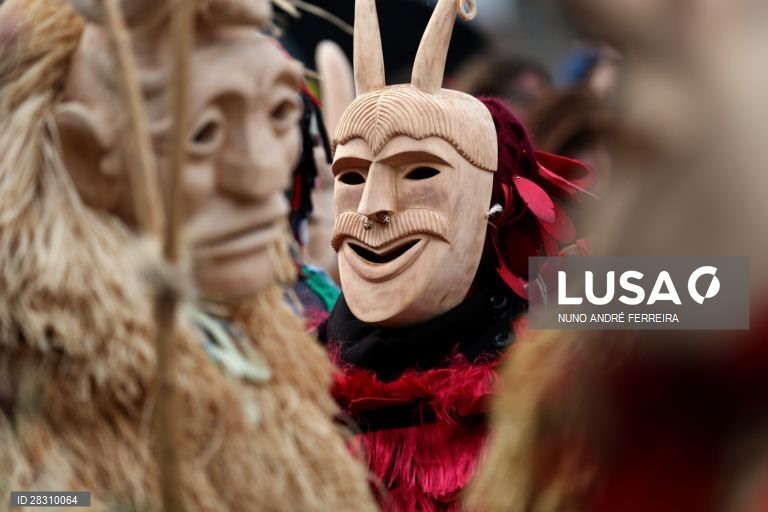 Cortejo dos caretos de Lazarim