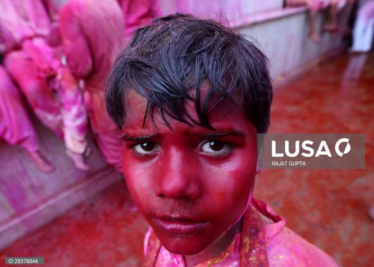 Índia: Festival das cores em Nandgaon