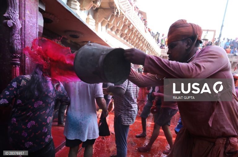 Índia: Festival das cores em Nandgaon