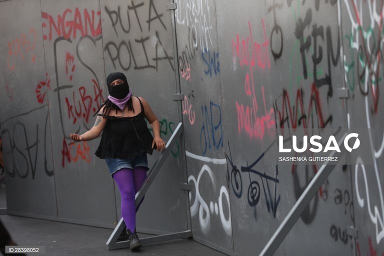 Marcha do Dia Internacional da Mulher na Cidade do México 