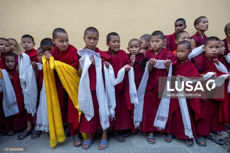Festival de Gelug Monlam em Kathmandu