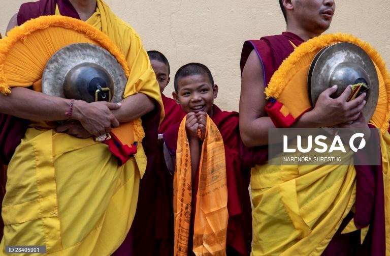 Festival de Gelug Monlam em Kathmandu