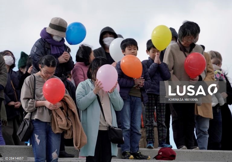 Japão assinala discretamente o tsunami de 2011