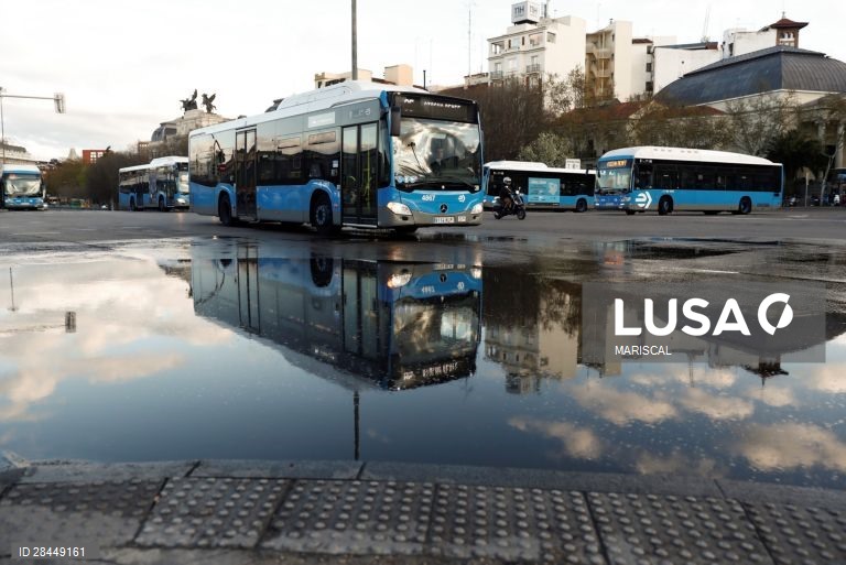 Início da semana em Madrid sob o medo do Covid-19