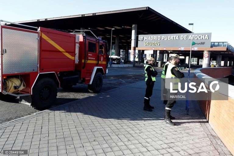 Início da semana em Madrid sob o medo do Covid-19