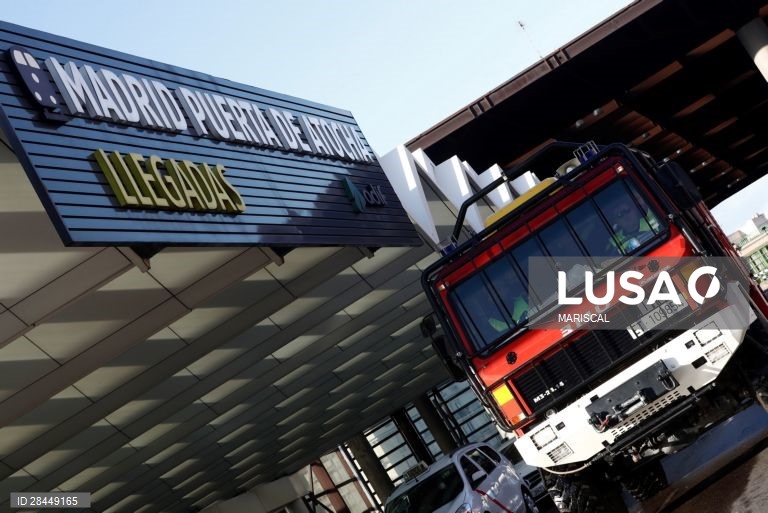 Início da semana em Madrid sob o medo do Covid-19