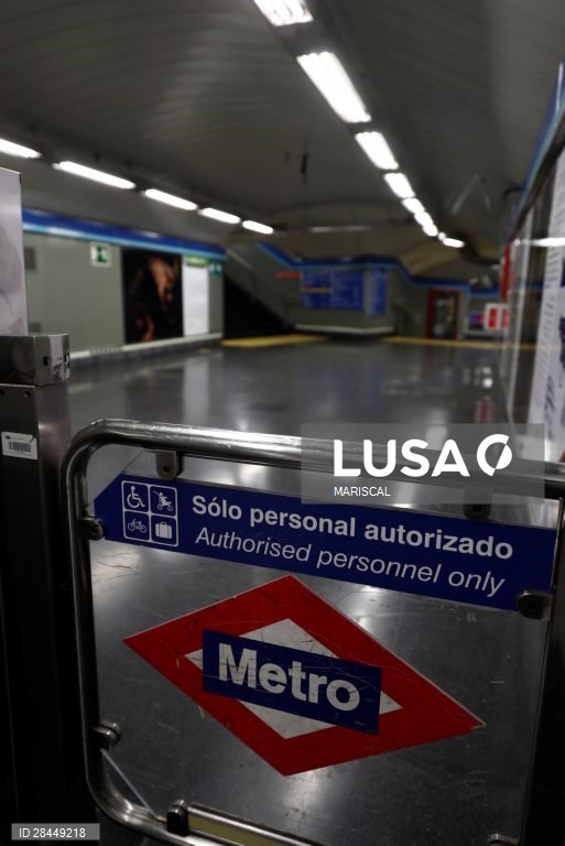 Início da semana em Madrid sob o medo do Covid-19