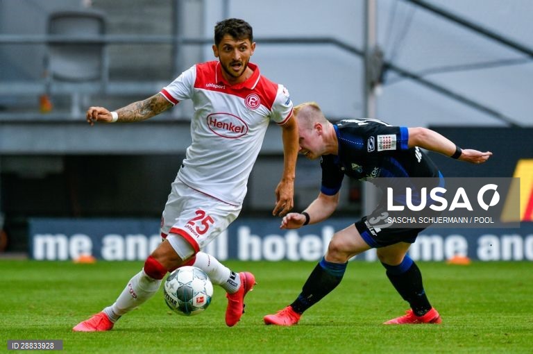 Futebol: Liga alemã - Fortuna Dusseldorf vs Paderborn (0-0)