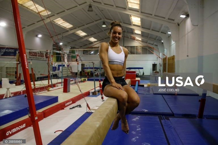 O regresso aos treinos da ginasta olímpica Filipa Martins, a única portuguesa qualificada para Tóquio2020.