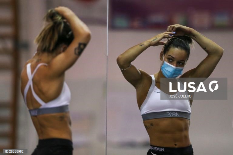 O regresso aos treinos da ginasta olímpica Filipa Martins, a única portuguesa qualificada para Tóquio2020.