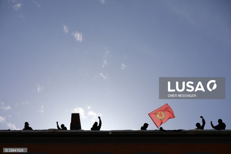 Protesto contra o desalojamento do "Liebig 34" em Berlim