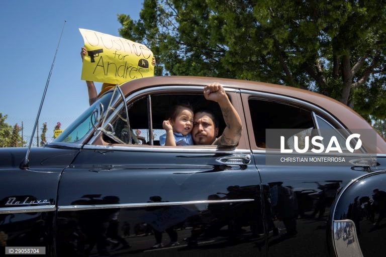 Protestos pela morte de Andres Guardado na Califórnia