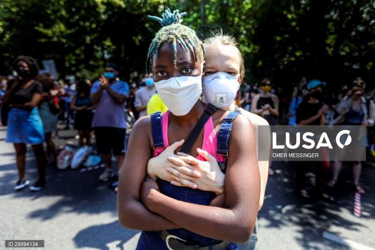 Alemanha: Manifestação do movimento "Black Lives Matter" em Berlim