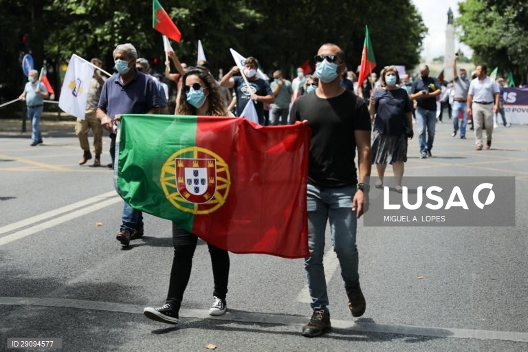 Chega: Manifestação em Lisboa