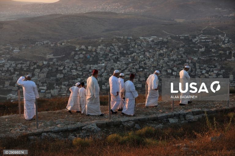 Cisjordânia: Festival samaritano Shavuot em Nablus