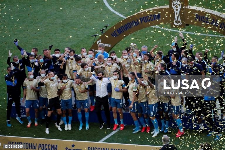 Zenit sagra-se campeão de futebol da Rússia