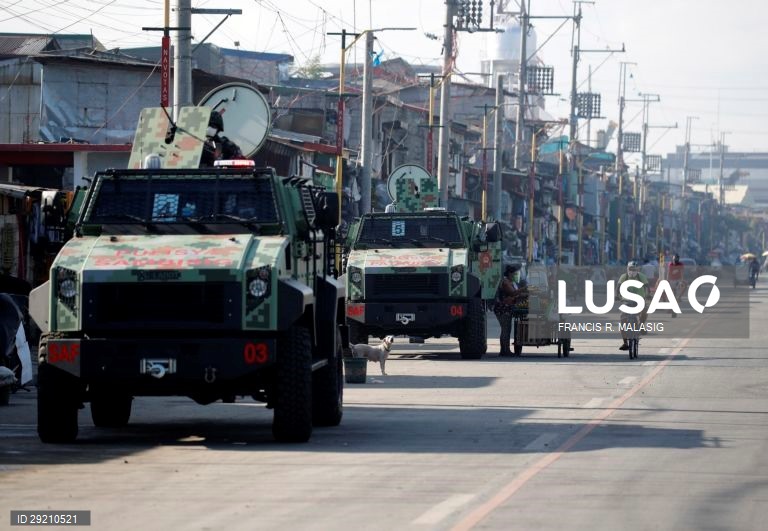 Novas infecções por coronavírus nas Filipinas