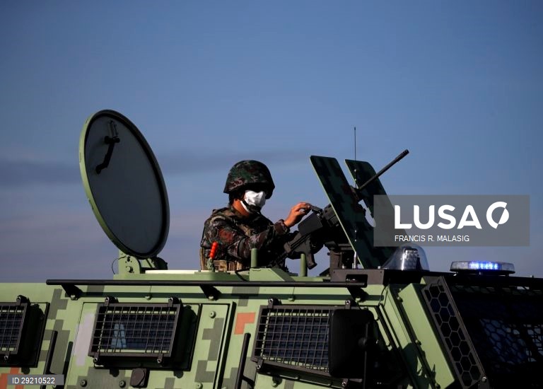 Novas infecções por coronavírus nas Filipinas