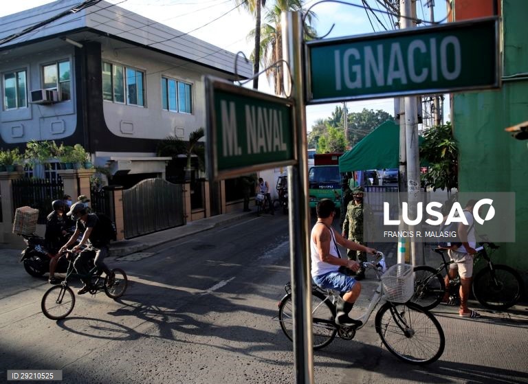 Novas infecções por coronavírus nas Filipinas