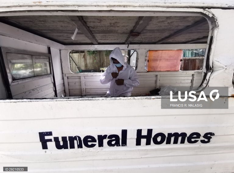 Novas infecções por coronavírus nas Filipinas