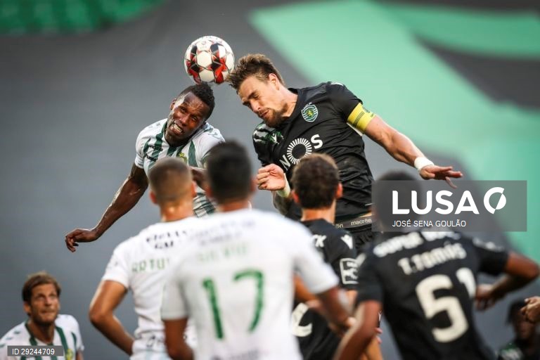 O Sporting empatou hoje com o Vitória de Setúbal por 0-0