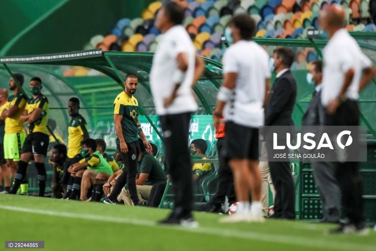 O Sporting empatou hoje com o Vitória de Setúbal por 0-0