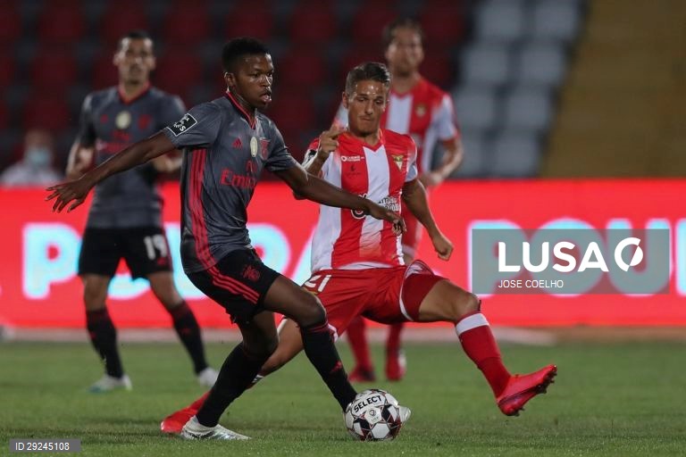 O Benfica venceu hoje o Desportivo das Aves por 4-0