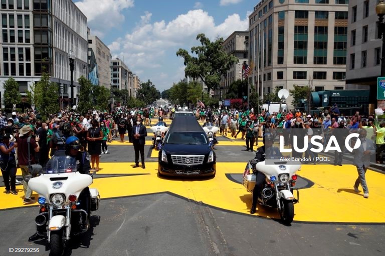 EUA: Funeral de John Lewis, histórico ativista dos direitos humanos, em Washington