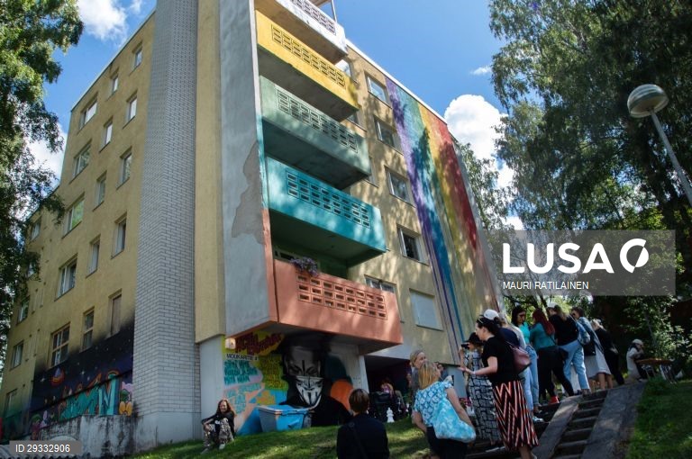 Finlândia: Exposição de arte em Kerava