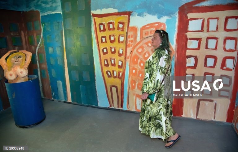 Finlândia: Exposição de arte em Kerava