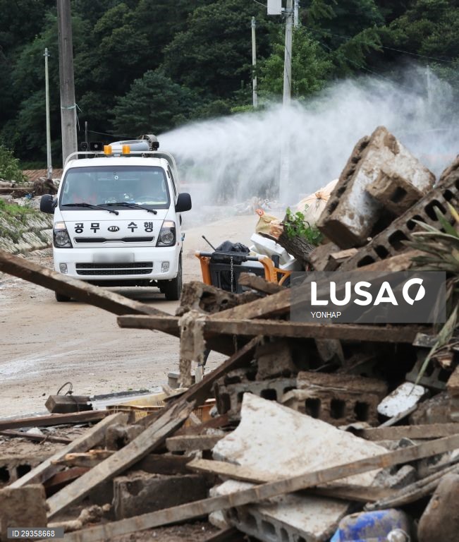 Mau tempo na Coreia do Sul