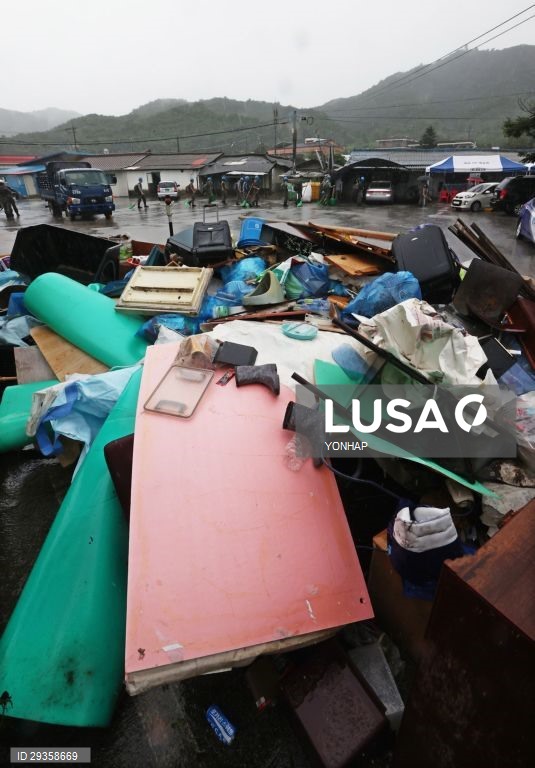 Mau tempo na Coreia do Sul