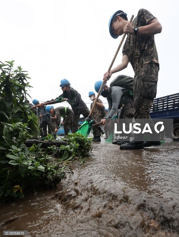 Mau tempo na Coreia do Sul