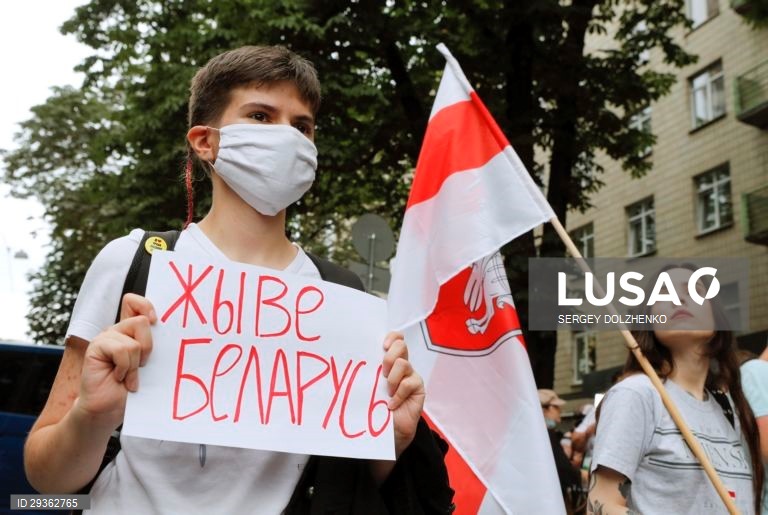 Manifestações contra a reeleição de Lukashenko como Presidente da Bielorrússia