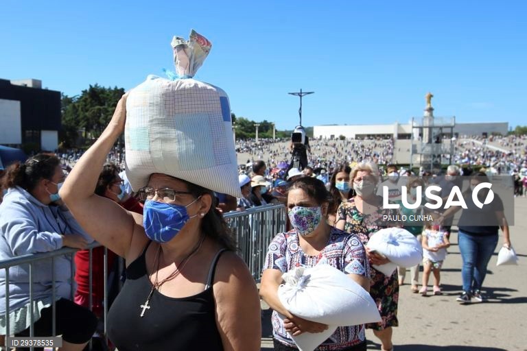 Peregrinação de 13 de agosto no Santuário de Fátima