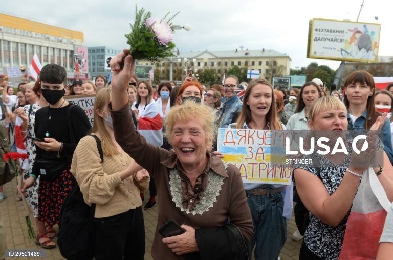 Bielorrússia: Manifestação anti-governamental em Minsk