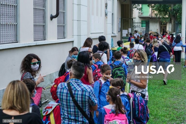 Reabertura de escolas em Itália